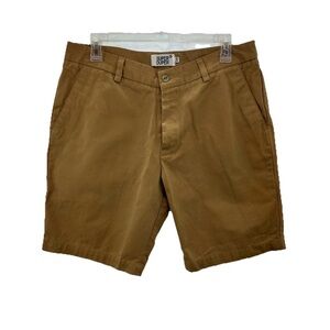 Super Duper Men’s Shorts Size 34 Burnt Orange Cotton Pockets Classic